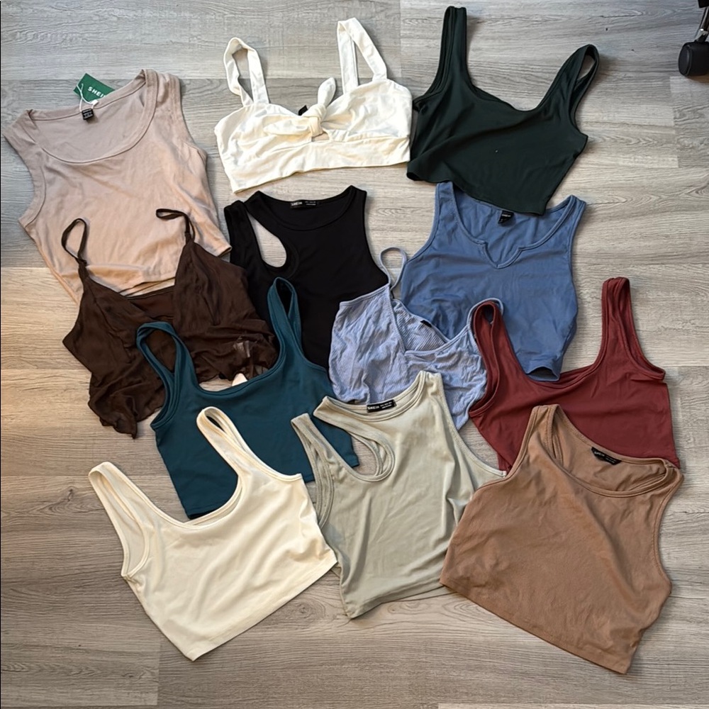 12 Shein Tank Top Bundle Size Small